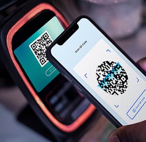 QR code scan